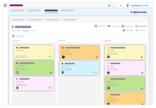 SmartLaunch AI collaborate view